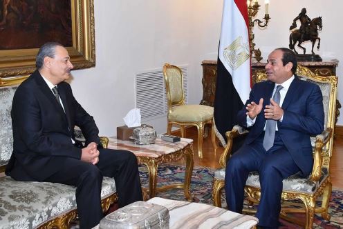 الرئيس السيسي والنائب العام نبيل صادق